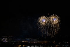 Eröffnungsfeuerwerk der 581. Cranger Kirmes.