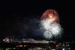 Eröffnungsfeuerwerk der 581. Cranger Kirmes.