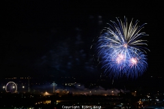 Eröffnungsfeuerwerk der 581. Cranger Kirmes.