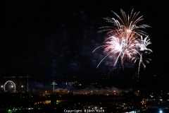 Eröffnungsfeuerwerk der 581. Cranger Kirmes.