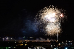 Eröffnungsfeuerwerk der 581. Cranger Kirmes.